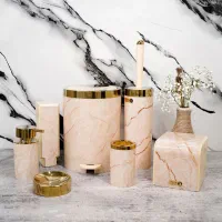 سطل و فرچه، سطل و برس ،ست پنج پارچه جا مایع