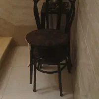 دو عدد صندلی فلزی