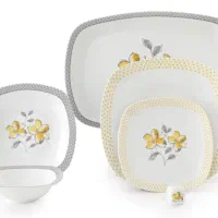 چینی زرین والنسیا زرد ۶ نفره‌
