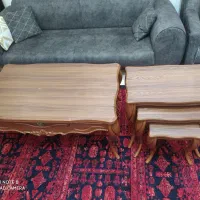 جلو مبلی همراه سه عدد عسلی نو