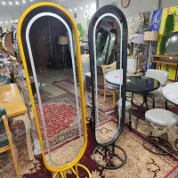 آینه قدی گردون و ثابت چراغ دار