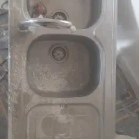 سینک  و شیر اهرمی  و روشویی