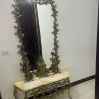 آینه شمعدان برنز