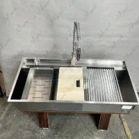 سینک استیل باکسی کمتال/مدلH900