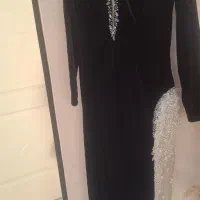 لباس مجلسی مخمل سنگ کارشده
