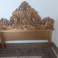 تخت خواب سلطنتی تمام چوب