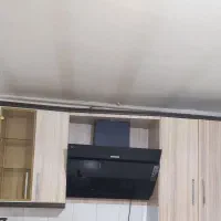 4 متر کابینت فلزی طرح ام دی اف به همراه هود