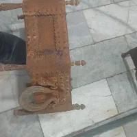 منقل فولادی قدیمی ۸ ضلعی
