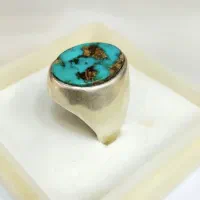 انگشتر فیروزه نیشابور رکاب ایران بهزاد