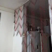 پرده اشپزخانه وحال طرح مروارید