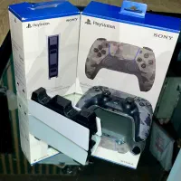 دسته ps5 چریکی با پایه شارژ دسته اصلی اورجینال