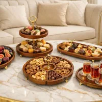 حراج انواع ظروف پذیرایی و اکسسوری سنگ مصنوعی