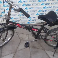 دوچرخه ۲۰ حرفه ای دنده ای تاشو در حد نو