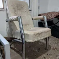 دوتاصندلی استیل سنگین قدیمی