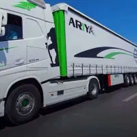 تریلی چادری سه محور اقساطی
