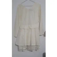 لباس عروسکی دخترانه رنگ شیری