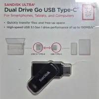 فلش 32GB ، SanDisk  هم USB و هم TYPe .C