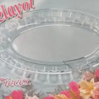 دیس شیشه ای دوعدد