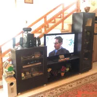 ست کامل میز تلویزیون ساخت ترکیه، رنگ ونگه