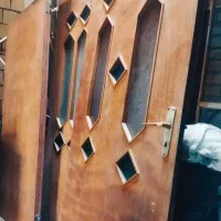 درب چوبی