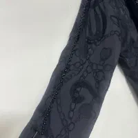 مانتو مشکی مجلسی زنانه مزونی
