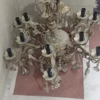 لوستر برنز شاه عباسی ۶ شاخه دوبل