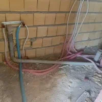 لوله کشی اب وفاضلاب . تانکر وشیر آلات و...