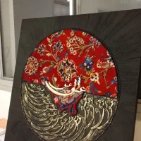 تابلو دکوراتیو و کالیگرافی برجسته چوبی