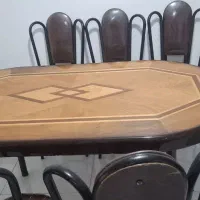 میز غذا خوری شش نفره