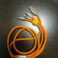 کابل شارژ ۳ سوکته اندروید-تایپ سی - ایفون