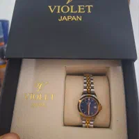 ساعت زنانه ویولت (VIOLET) ژاپنِ اصل جهت هدیه بوده