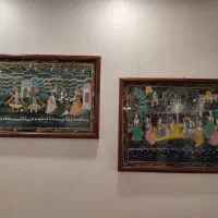 دو عدد تابلو بزرگ نقاشی قدیمی و انتیک