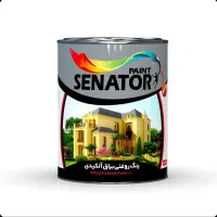 رنگ روغنی سفید مات سناتور کد 9016 وزن 1 کیلو گرم