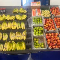 صندوقدار و کارگر میوه فروشی