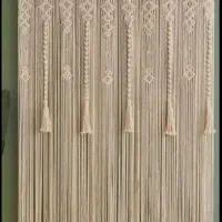 بافت انواع پرده و اکسسوری مکرومه