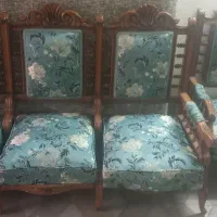 مبل سلطنتی چوبی هفت نفره