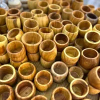 شات چوبی قهوه خوری گرد
