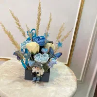 باکس شمع و گل