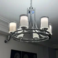 لوستر ۶شاخه و چراغ دیوارکوب