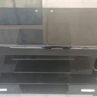 میز تلویزیون شیشه خم