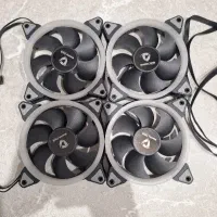 فن کیس کامپیوتر RGB دار 12*12 مستر تک در حد نو
