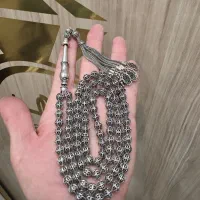 تسبیح‌نقره‌قلندری ۱۱۰ گرم