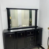 کنسول و‌آینه چوب راش نو و جدید