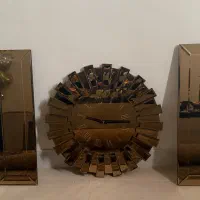ساعت ۳ تکه آینه ای