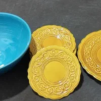 بشقاب های کیک خوری با کاسه بزرگ