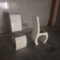 2 عدد صندلی چوبی