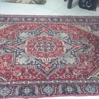 فرش ماشینی ۶ متری به همراه یک جفت پشتی