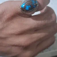 انگشتر نقره فیروزه ساده و زیبا