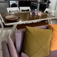 فروش مبلمان ۷ نفره و میز نهارخوری ۶ نفره|مبلمان خانگی و میز عسلی|چالوس, |دیوار