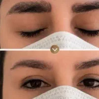 ریمو تاتو های قدیمی خط چشم ابرو، بن مژه  شیدینگ لب